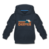 Denver, Colorado Youth Hoodie - Retro Mountain Youth Denver Hooded Sweatshirt