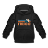 Frisco, Colorado Youth Hoodie - Retro Mountain Youth Frisco Hooded Sweatshirt