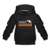 Golden, Colorado Youth Hoodie - Retro Mountain Youth Golden Hooded Sweatshirt - black