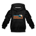 Durango, Colorado Youth Hoodie - Retro Mountain Youth Durango Hooded Sweatshirt - charcoal gray