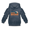 Moab, Utah Youth Hoodie - Retro Mountain Youth Moab Hooded Sweatshirt