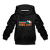 Park City, Utah Youth Hoodie - Retro Mountain Youth Park City Hooded Sweatshirt - charcoal gray