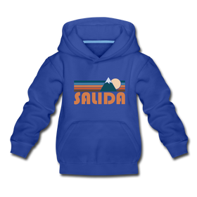 Salida, Colorado Youth Hoodie - Retro Mountain Youth Salida Hooded Sweatshirt