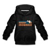 Snowmass, Colorado Youth Hoodie - Retro Mountain Youth Snowmass Hooded Sweatshirt - charcoal gray