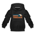 Truckee, California Youth Hoodie - Retro Mountain Youth Truckee Hooded Sweatshirt - black