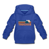 Truckee, California Youth Hoodie - Retro Mountain Youth Truckee Hooded Sweatshirt