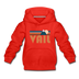 Vail, Colorado Youth Hoodie - Retro Mountain Youth Vail Hooded Sweatshirt - red