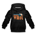 Vail, Colorado Youth Hoodie - Retro Mountain Youth Vail Hooded Sweatshirt - charcoal gray