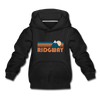 Ridgway, Colorado Youth Hoodie - Retro Mountain Youth Ridgway Hooded Sweatshirt