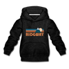 Ridgway, Colorado Youth Hoodie - Retro Mountain Youth Ridgway Hooded Sweatshirt