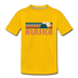 Alaska Youth T-Shirt - Retro Mountain Youth Alaska Tee - sun yellow