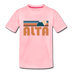 Alta, Utah Youth T-Shirt - Retro Mountain Youth Alta Tee - pink