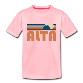 Alta, Utah Youth T-Shirt - Retro Mountain Youth Alta Tee