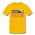 Alta, Utah Youth T-Shirt - Retro Mountain Youth Alta Tee - sun yellow