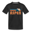 Aspen, Colorado Youth T-Shirt - Retro Mountain Youth Aspen Tee - black