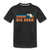 Big Bear, California Youth T-Shirt - Retro Mountain Youth Big Bear Tee - black