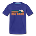 Big Bear, California Youth T-Shirt - Retro Mountain Youth Big Bear Tee - royal blue