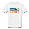 Banff, Canada Youth T-Shirt - Retro Mountain Youth Banff Tee