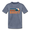 Banff, Canada Youth T-Shirt - Retro Mountain Youth Banff Tee