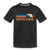 Beaver Creek, Colorado Youth T-Shirt - Retro Mountain Youth Beaver Creek Tee - black