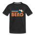 Bend, Oregon Youth T-Shirt - Retro Mountain Youth Bend Tee - black