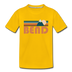 Bend, Oregon Youth T-Shirt - Retro Mountain Youth Bend Tee - sun yellow
