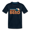 Bend, Oregon Youth T-Shirt - Retro Mountain Youth Bend Tee