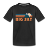 Big Sky, Montana Youth T-Shirt - Retro Mountain Youth Big Sky Tee