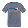 Big Sky, Montana Youth T-Shirt - Retro Mountain Youth Big Sky Tee