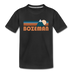 Bozeman, Montana Youth T-Shirt - Retro Mountain Youth Bozeman Tee - black