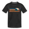 Breckenridge, Colorado Youth T-Shirt - Retro Mountain Youth Breckenridge Tee - black