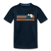 Breckenridge, Colorado Youth T-Shirt - Retro Mountain Youth Breckenridge Tee - deep navy