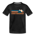 Chattanooga, Tennessee Youth T-Shirt - Retro Mountain Youth Chattanooga Tee - charcoal gray