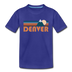 Denver, Colorado Youth T-Shirt - Retro Mountain Youth Denver Tee - royal blue