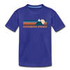 Colorado Springs, Colorado Youth T-Shirt - Retro Mountain Youth Colorado Springs Tee