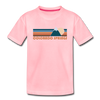 Colorado Springs, Colorado Youth T-Shirt - Retro Mountain Youth Colorado Springs Tee - pink