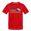 Colorado Youth T-Shirt - Retro Mountain Youth Colorado Tee - red