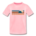 Colorado Youth T-Shirt - Retro Mountain Youth Colorado Tee - pink