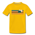 Colorado Youth T-Shirt - Retro Mountain Youth Colorado Tee - sun yellow