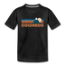 Colorado Youth T-Shirt - Retro Mountain Youth Colorado Tee - charcoal gray