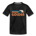 Golden, Colorado Youth T-Shirt - Retro Mountain Youth Golden Tee - charcoal gray