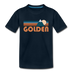 Golden, Colorado Youth T-Shirt - Retro Mountain Youth Golden Tee - deep navy