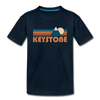 Keystone, Colorado Youth T-Shirt - Retro Mountain Youth Keystone Tee