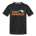 Durango, Colorado Youth T-Shirt - Retro Mountain Youth Durango Tee - black