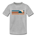 Jackson Hole, Wyoming Youth T-Shirt - Retro Mountain Youth Jackson Hole Tee - heather gray