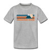 Jackson Hole, Wyoming Youth T-Shirt - Retro Mountain Youth Jackson Hole Tee - heather gray