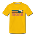 Moab, Utah Youth T-Shirt - Retro Mountain Youth Moab Tee - sun yellow