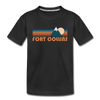 Fort Collins, Colorado Youth T-Shirt - Retro Mountain Youth Fort Collins Tee - black