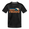 Frisco, Colorado Youth T-Shirt - Retro Mountain Youth Frisco Tee - charcoal gray