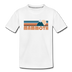 Mammoth, California Youth T-Shirt - Retro Mountain Youth Mammoth Tee - white